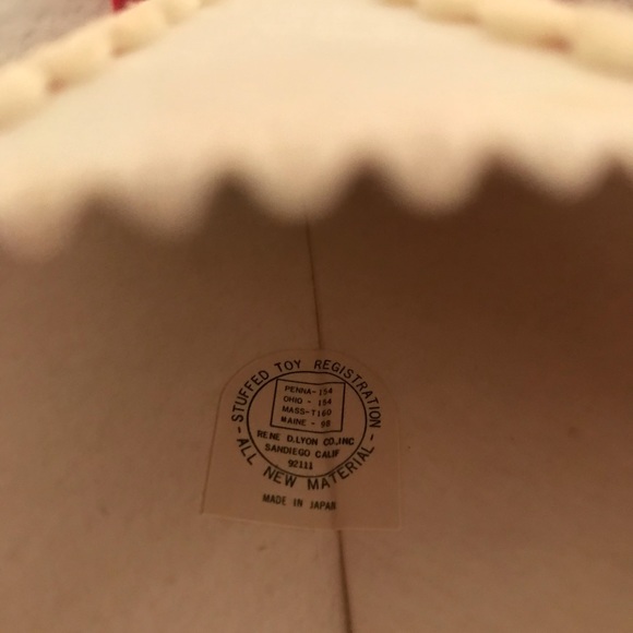 Vintage Rene D Lyon Christmas Caroler Tree Topper Red Felt - Picture 4 of 7